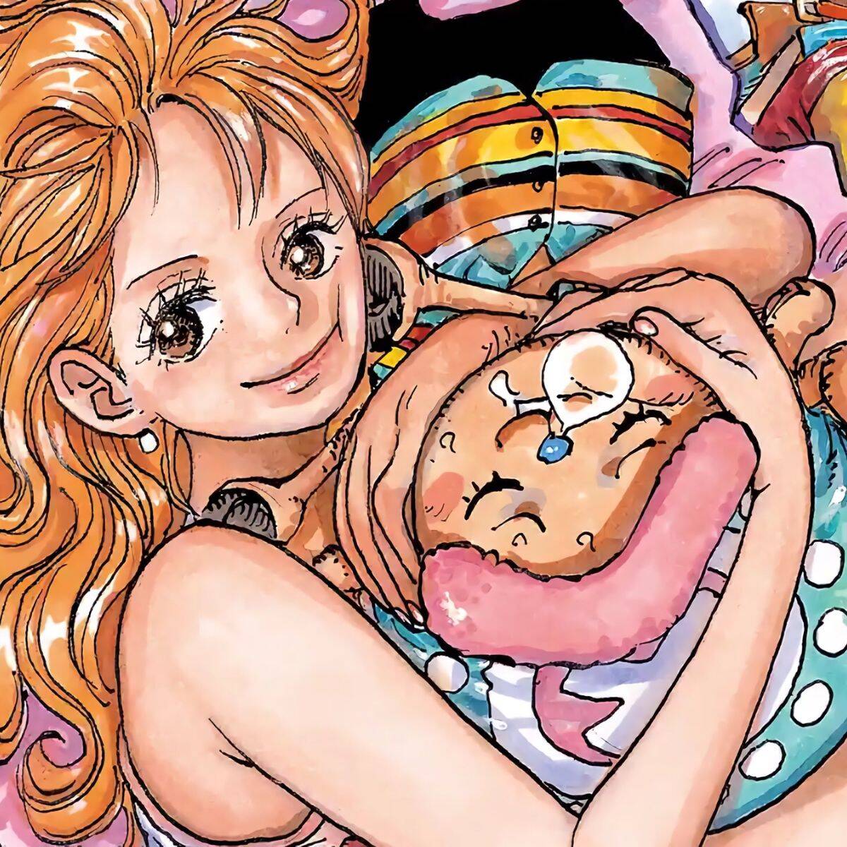 One Piece pfp Profile Picture Nami with Chopper Cute and Playful