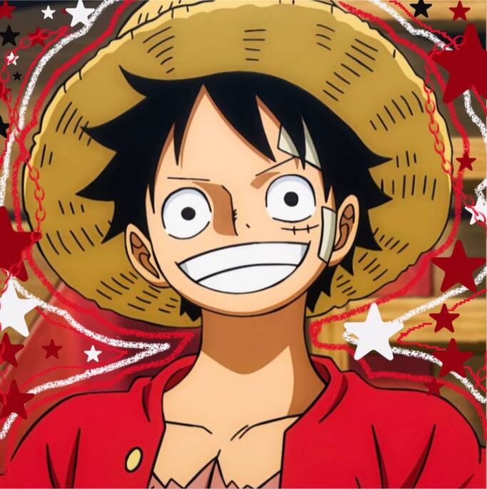 Luffy pfp Profile Picture Straw Hat Smiling