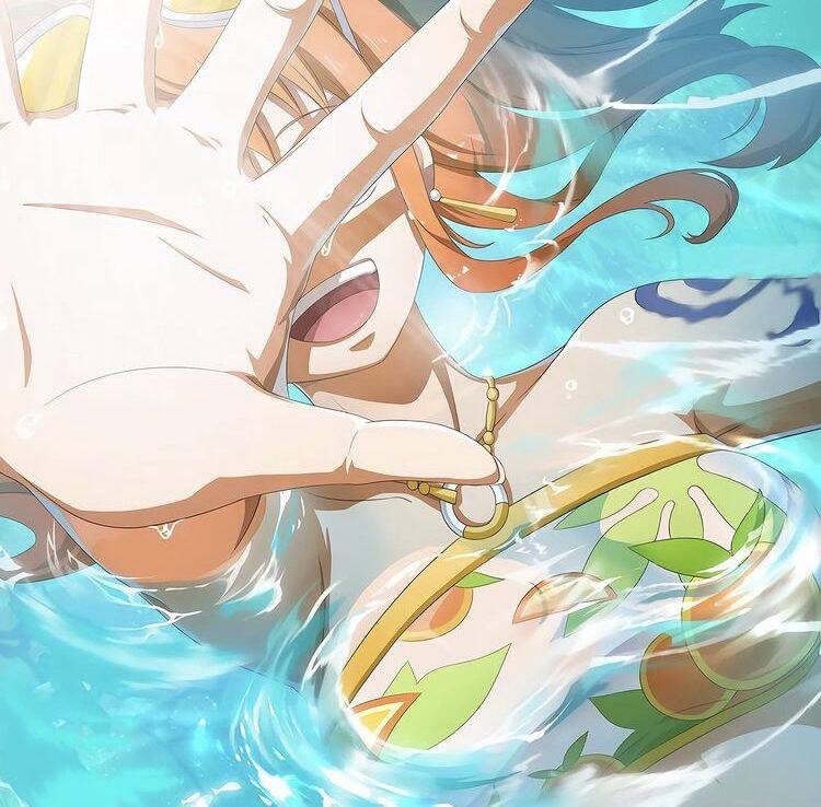 One Piece pfp Profile Picture Nami in Water Aesthetic