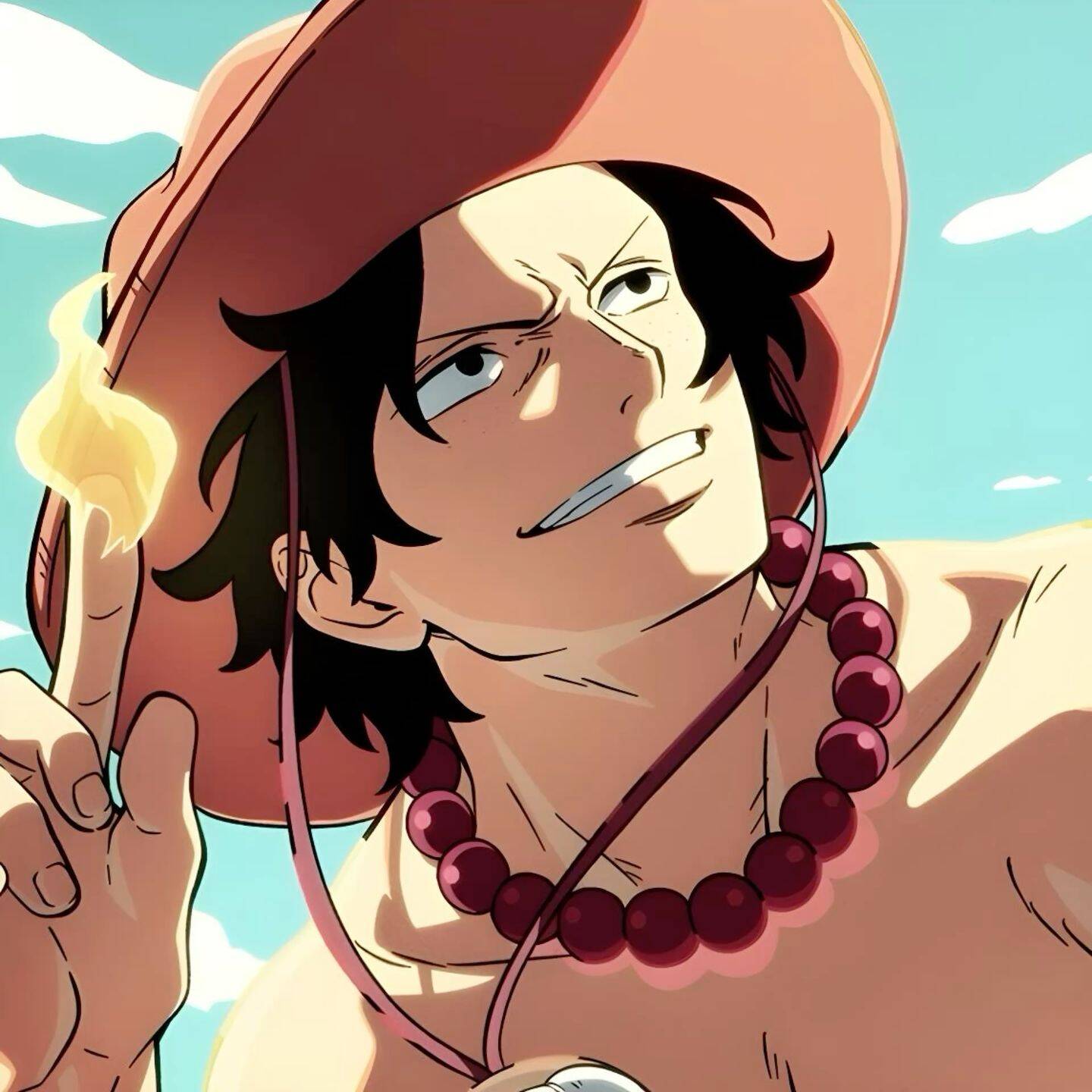One Piece pfp Profile Picture Ace with Fire Fist