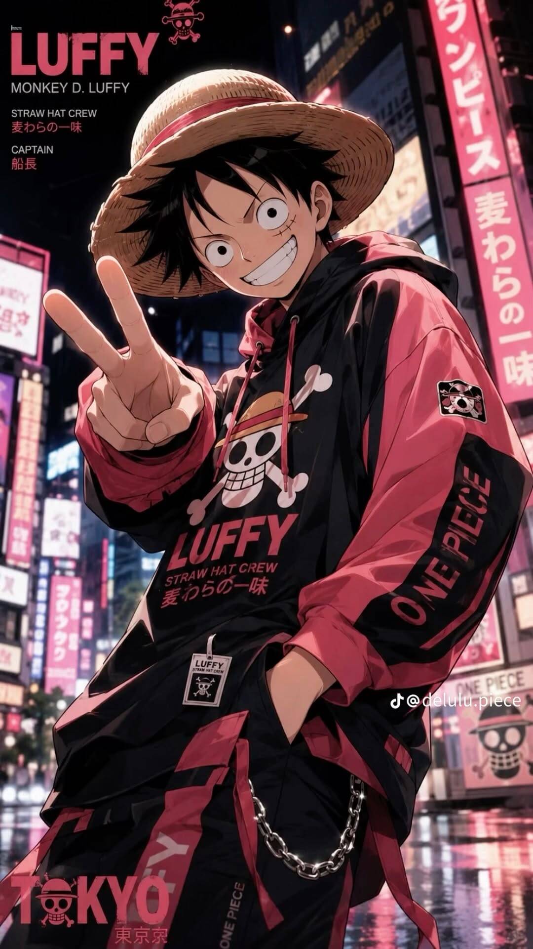 Luffy pfp Profile Picture Tokyo Street Style