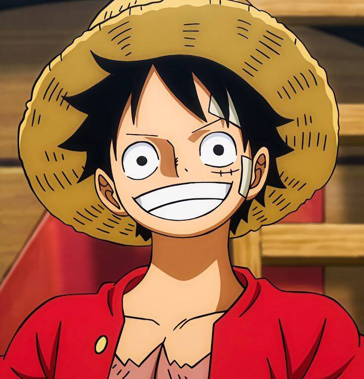 Luffy pfp Profile Picture Straw Hat Smiling