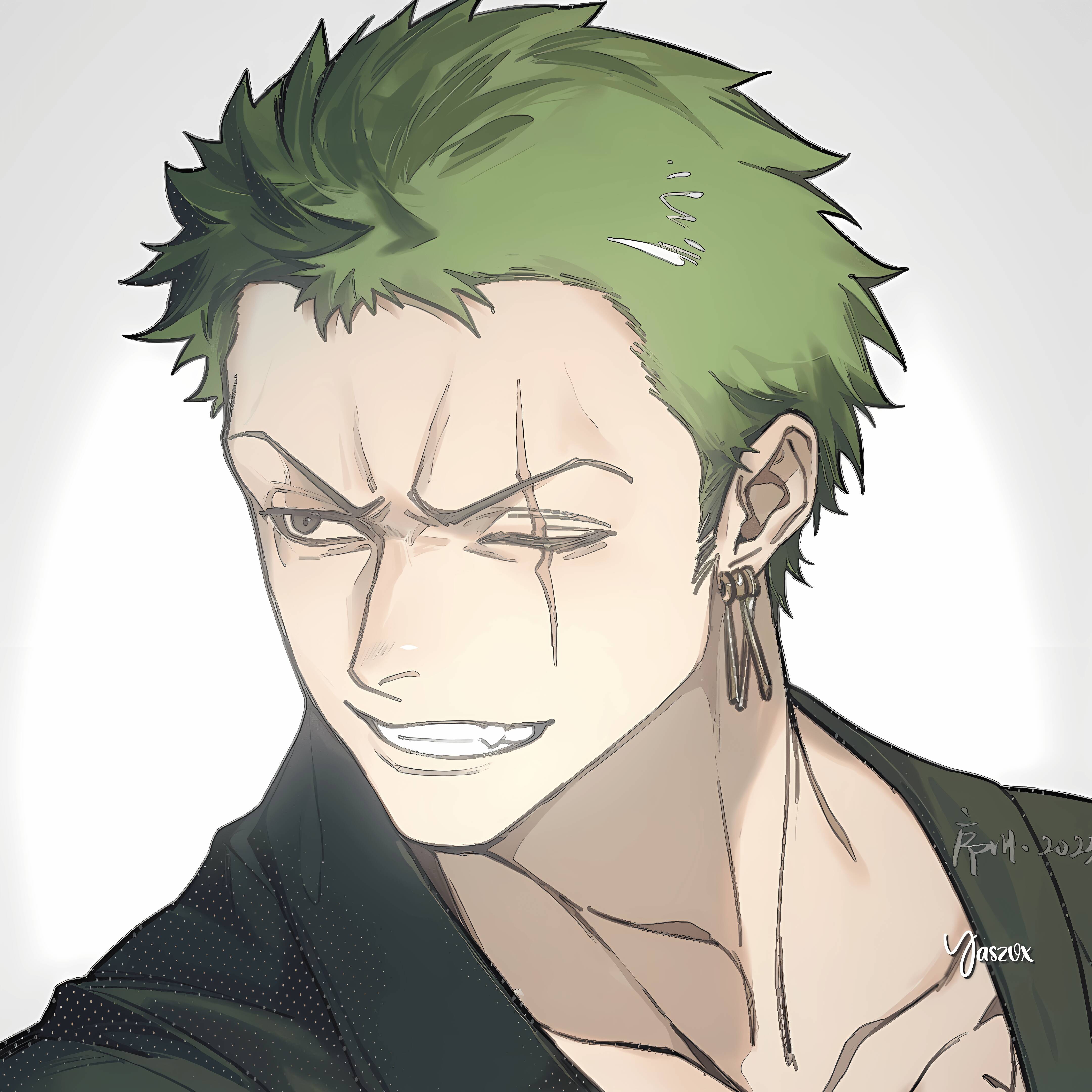 One Piece pfp Profile Picture Zoro Smirking Confidently