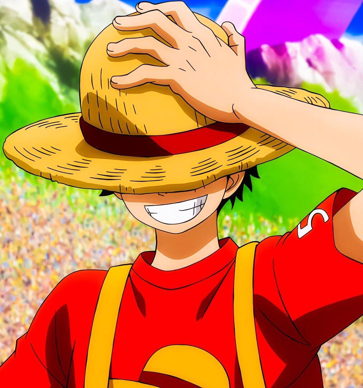 Luffy pfp Profile Picture Straw Hat Smiling