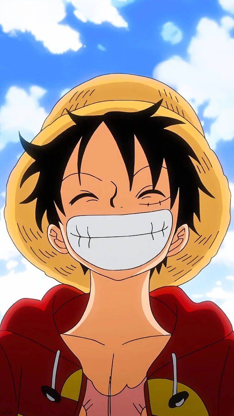 One Piece pfp Profile Picture Luffy Smiling with Straw Hat