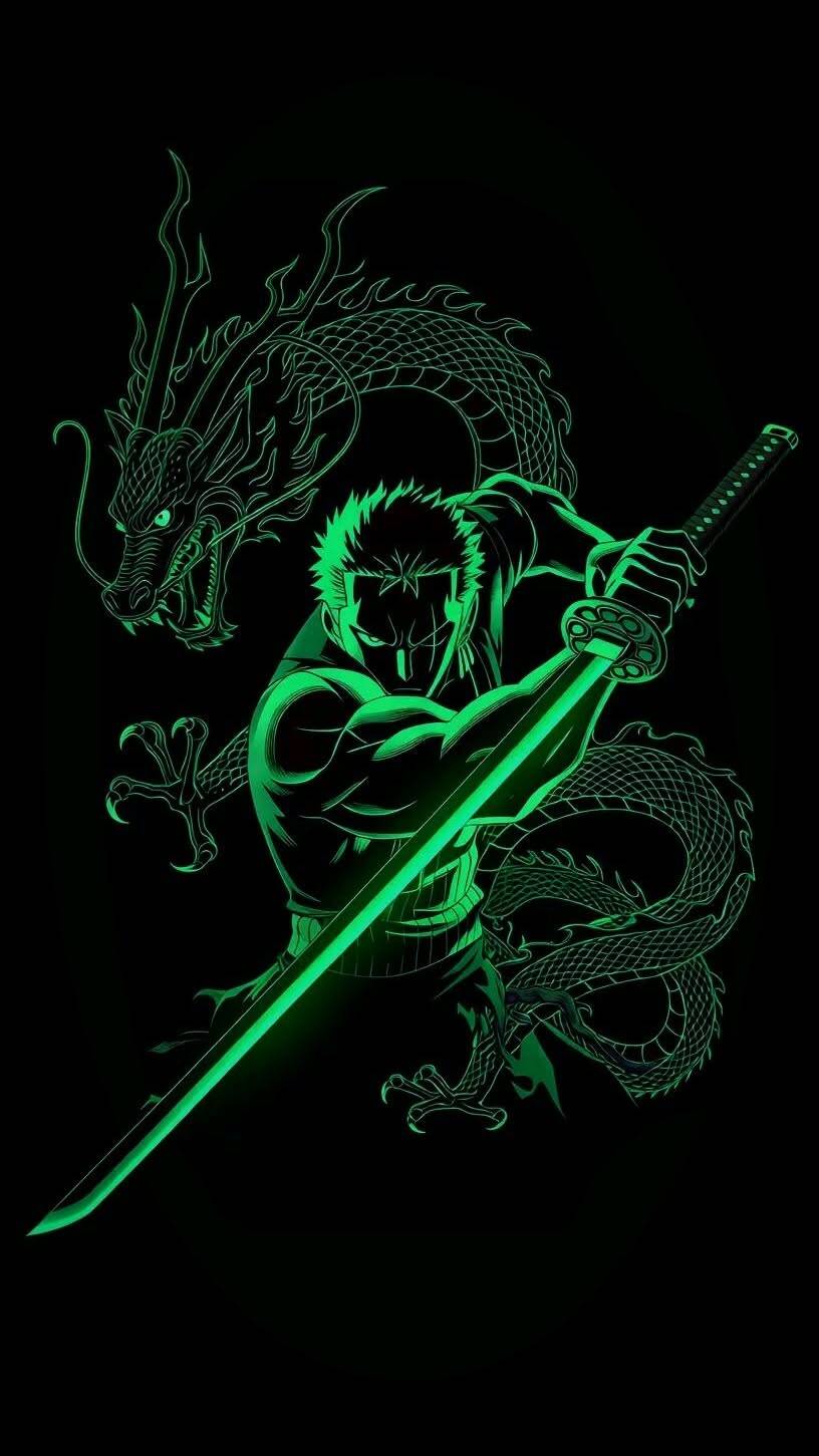 One Piece pfp Profile Picture Zoro with Dragon Aura