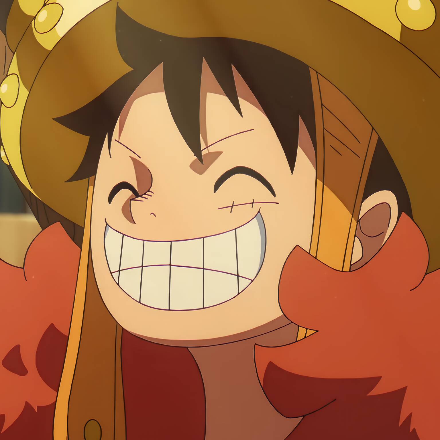 Luffy pfp Profile Picture Smiling Straw Hat Pirate
