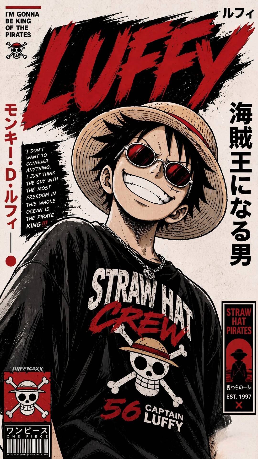 Luffy pfp Profile Picture Cool Straw Hat Smiling Luffy