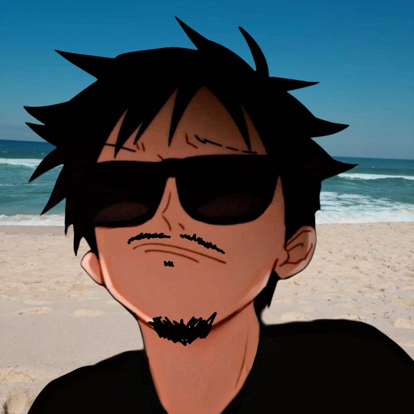 One Piece pfp Profile Picture Cool Luffy with Sunglasses
