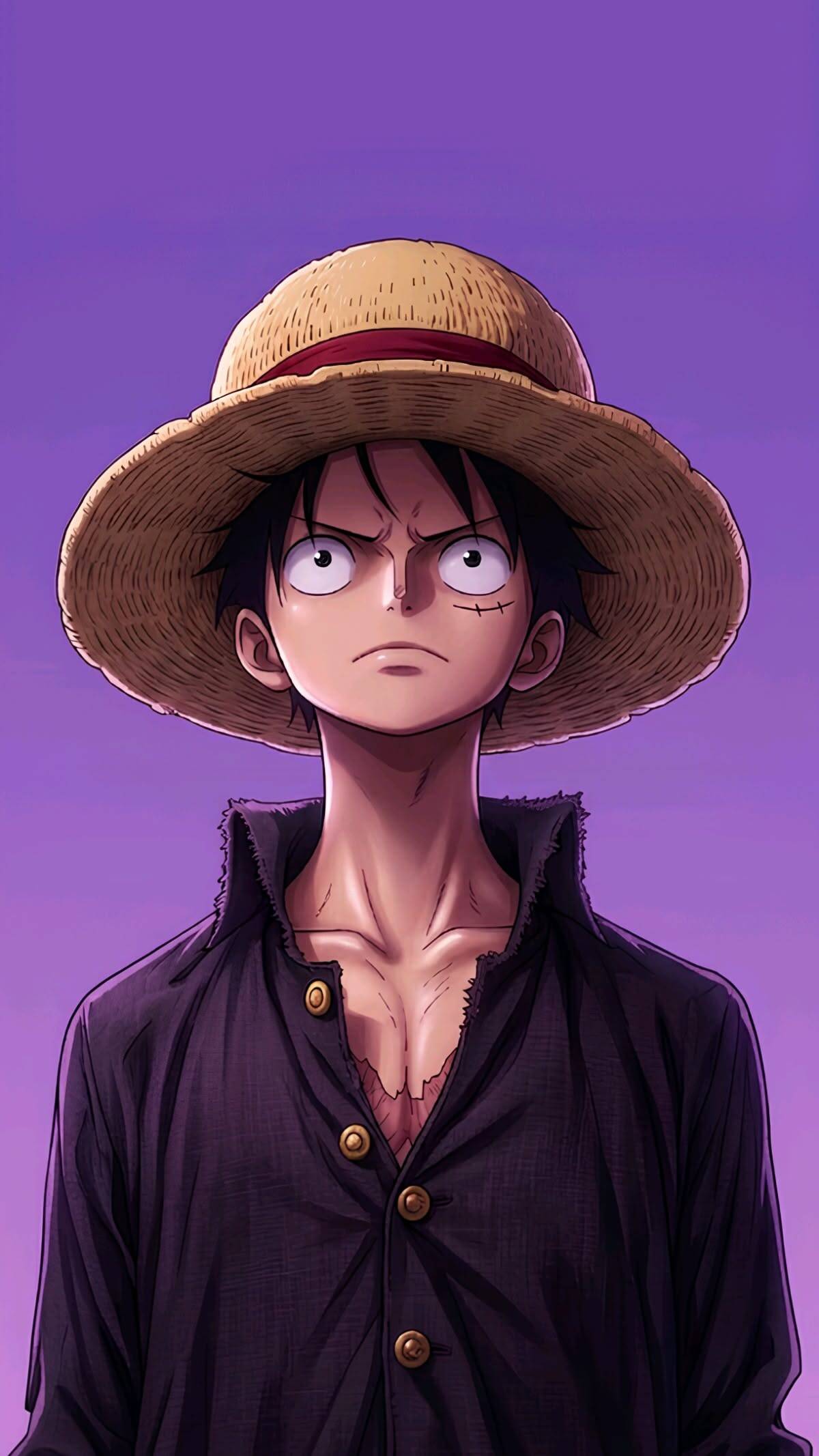 Luffy pfp Profile Picture Determined Face Straw Hat Luffy pfp Profile Picture Anime Hero