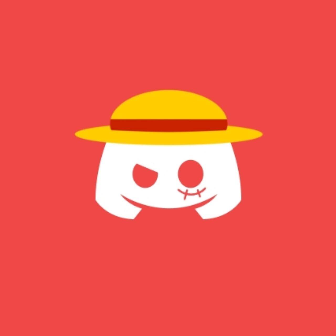 Luffy pfp Profile Picture Minimalist Straw Hat Design