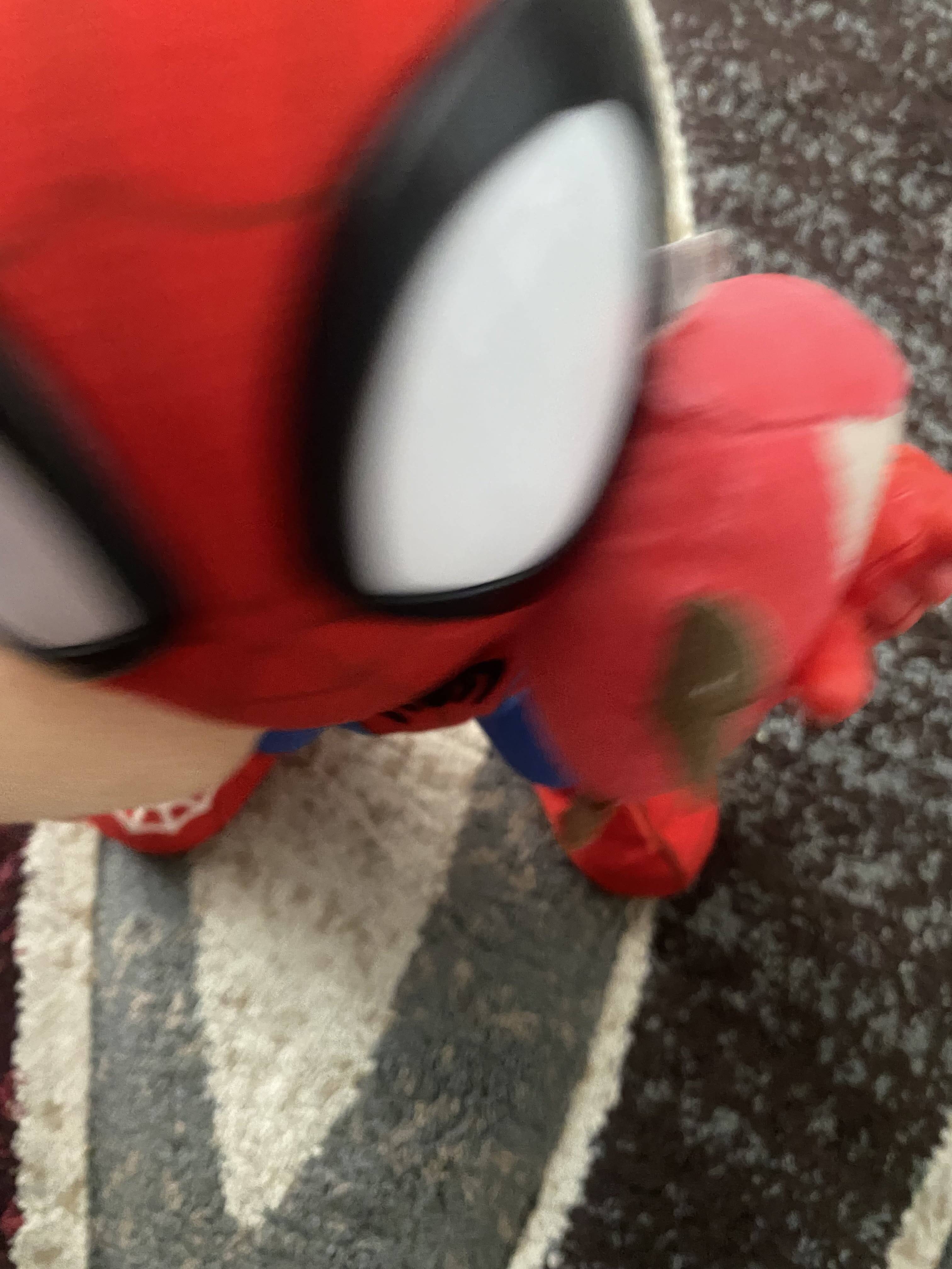 Spider Man pfp Profile Picture with Plush Toy