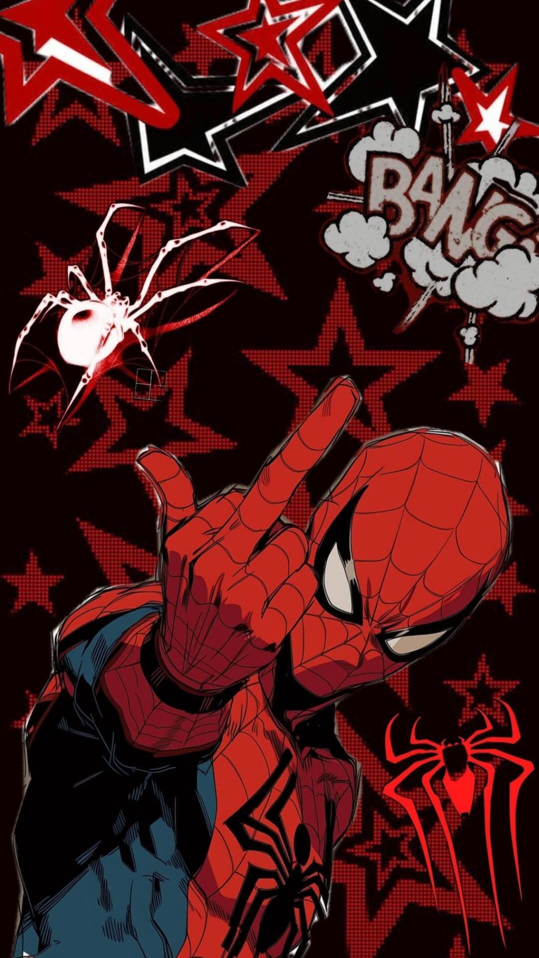 Spider Man pfp Profile Picture with Bold Comic Style