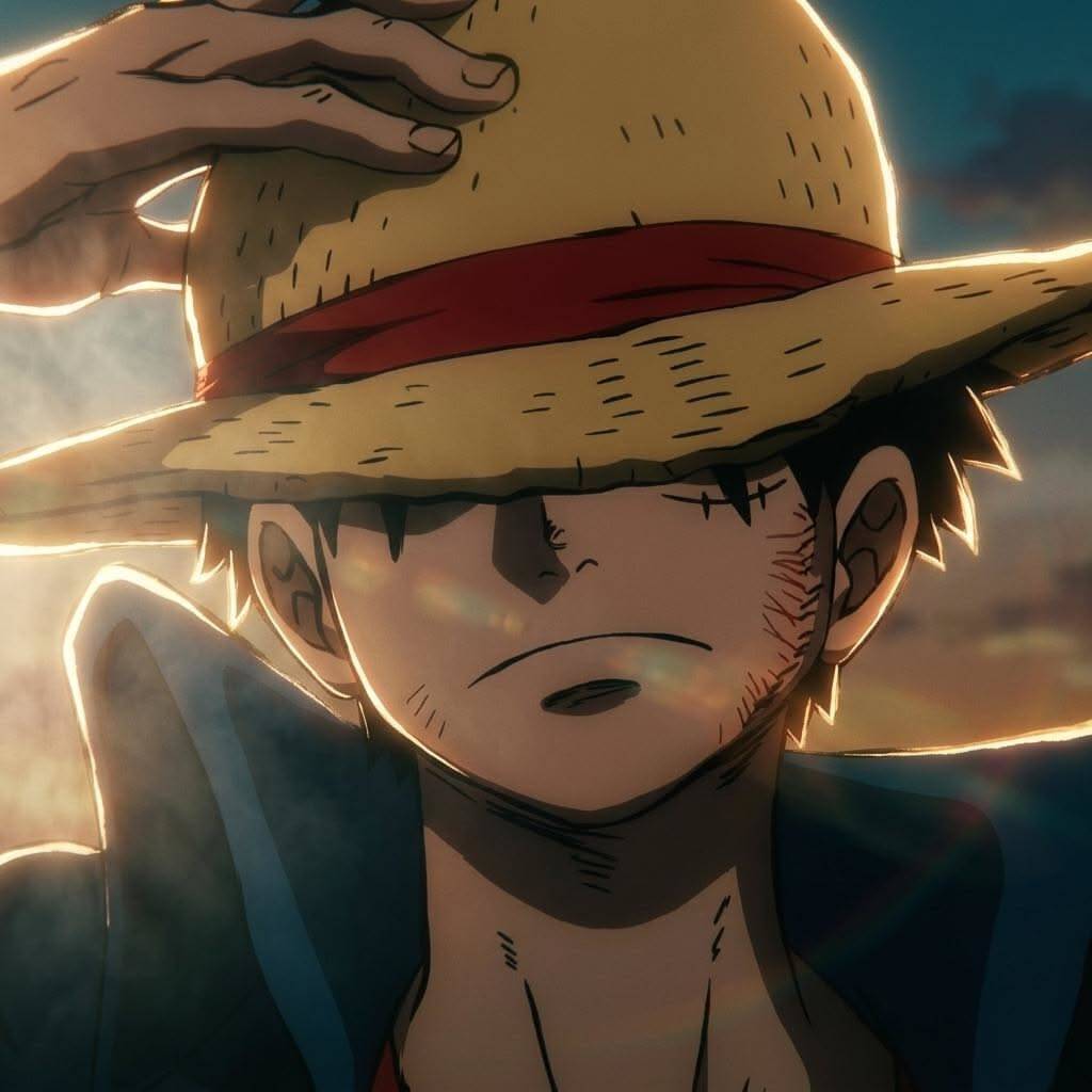 Luffy pfp Profile Picture Straw Hat Sunlight Luffy pfp Profile Picture Determined Face