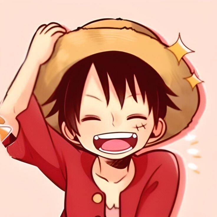 Luffy pfp Profile Picture Happy Straw Hat Smiling
