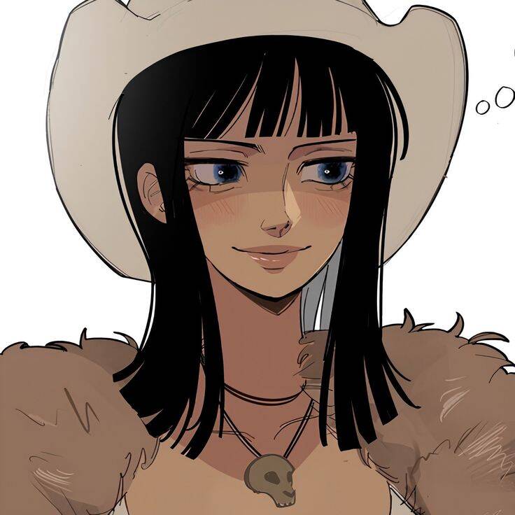 One Piece pfp Profile Picture Nico Robin with Cowboy Hat