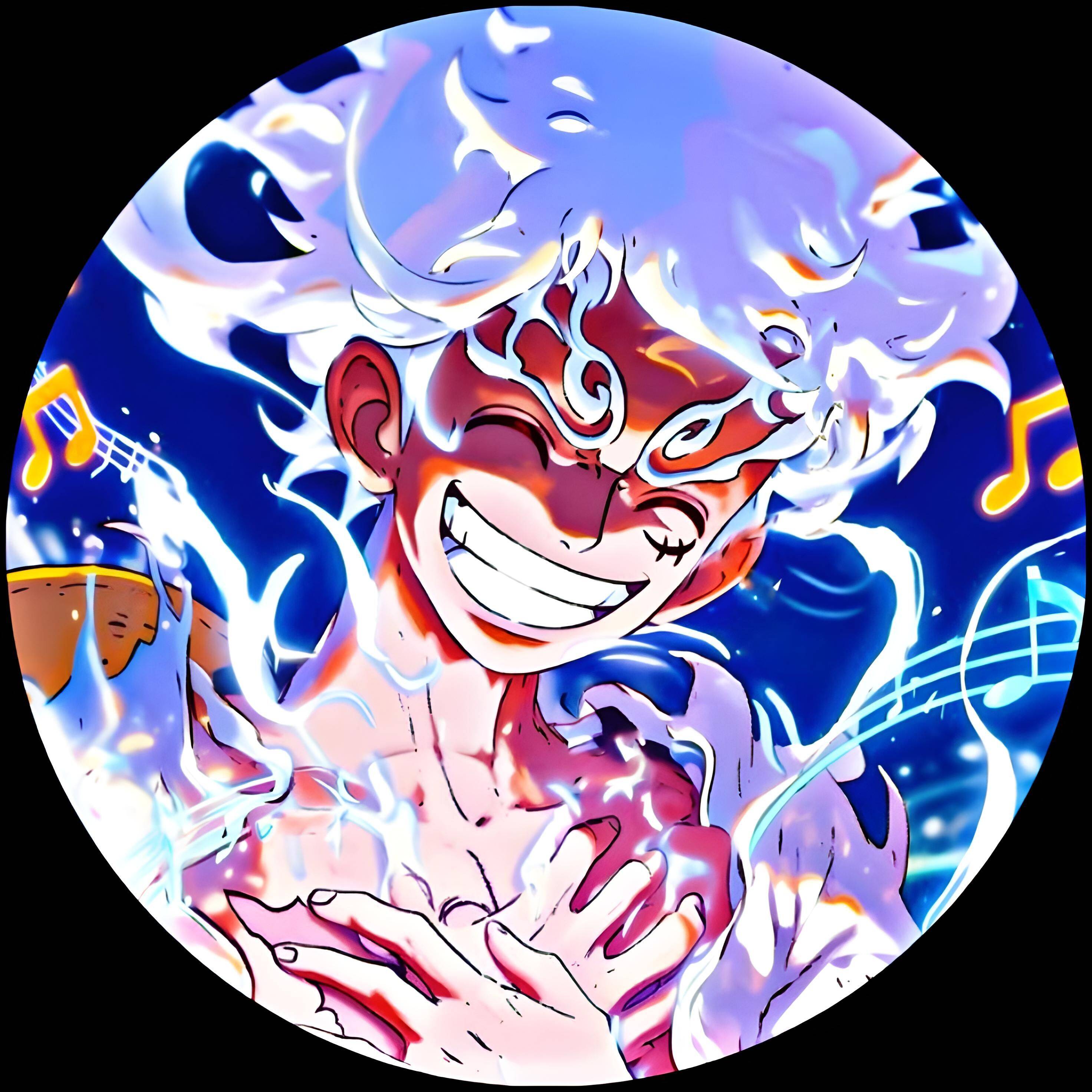 One Piece pfp Profile Picture Joyful Character with Fiery Hair