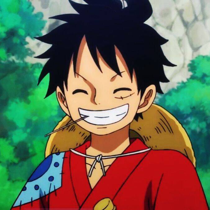 Luffy pfp Profile Picture Happy Smiling Face Straw Hat