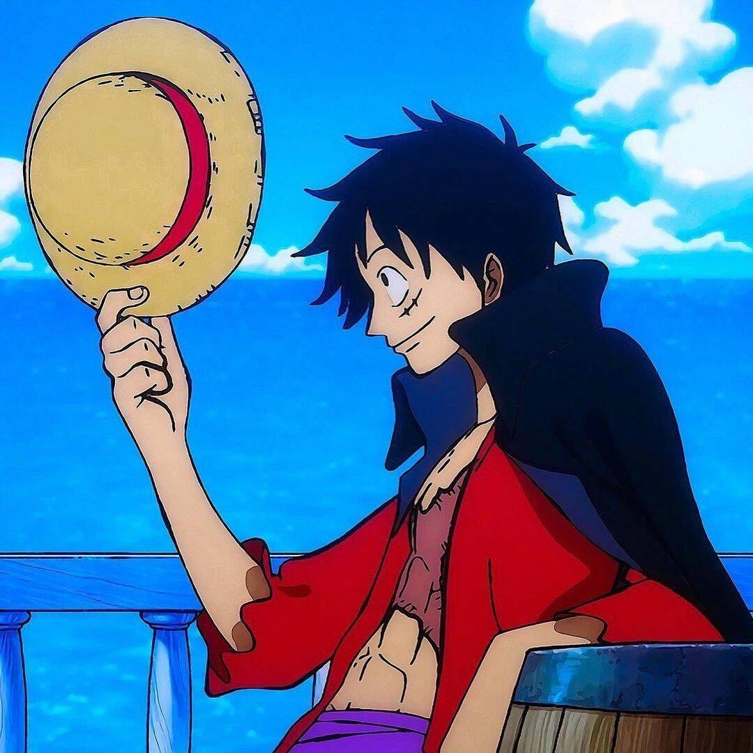 Luffy pfp Profile Picture Straw Hat Pirate Smiling
