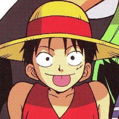 Luffy pfp Profile Picture Playful Expression Straw Hat