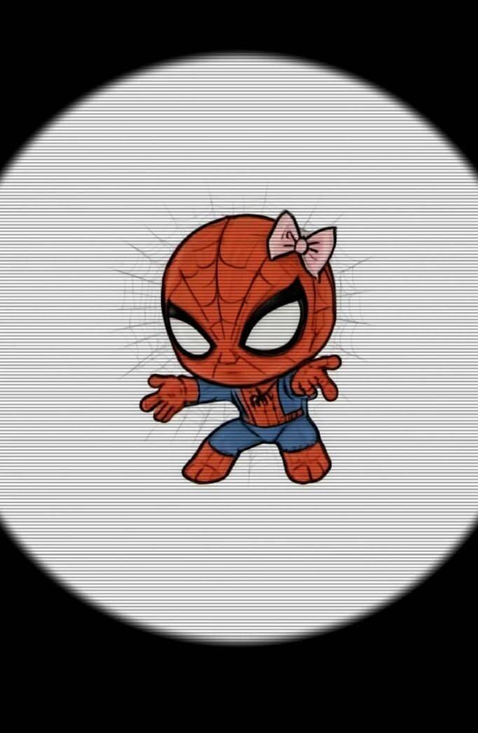 Cute Aesthetic Spiderman pfp Profile Picture with Bow