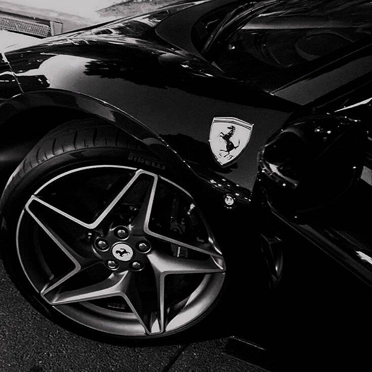 Ferrari Black Sports Car pfp Profile Picture