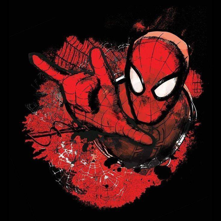 Spiderman pfp Profile Picture with Iconic Hand Gesture