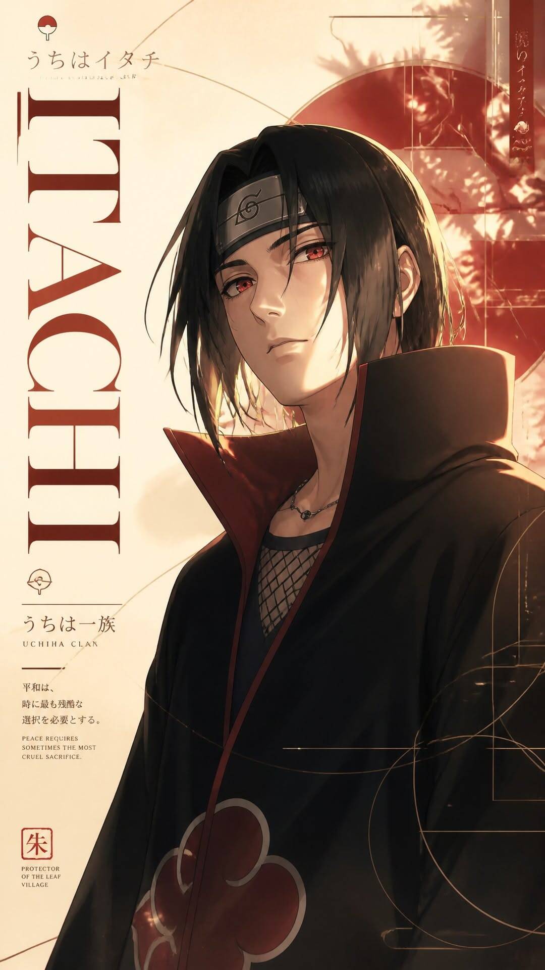 Itachi Uchiha pfp Profile Picture with Akatsuki Cloak