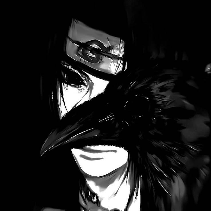Itachi Uchiha pfp Profile Picture with Crow