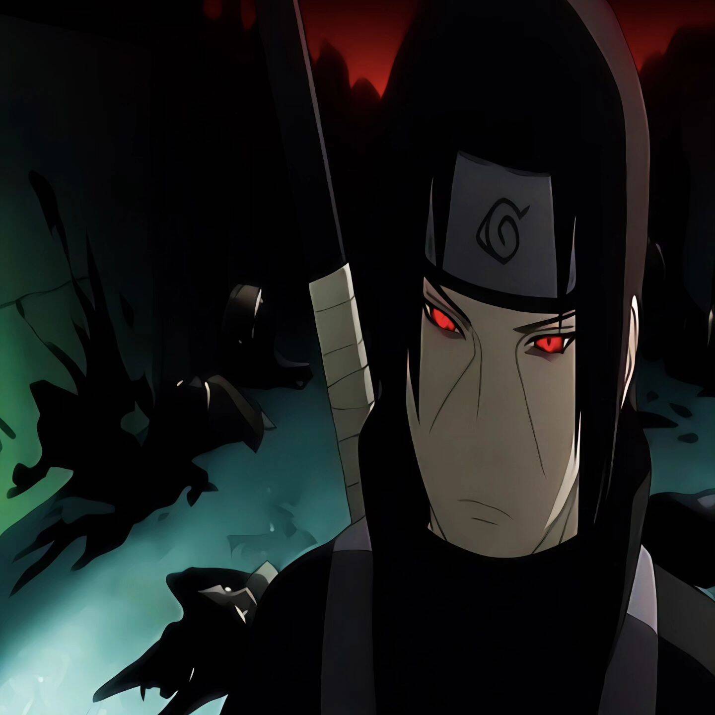 Itachi Uchiha pfp Profile Picture Intense Gaze