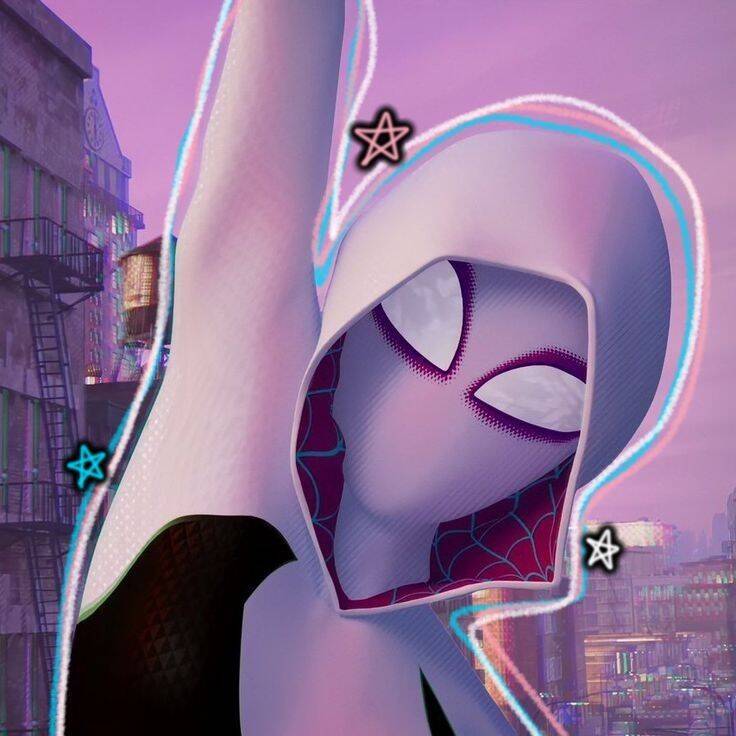 Spiderman pfp Profile Picture with Stylish Hood and Web Design