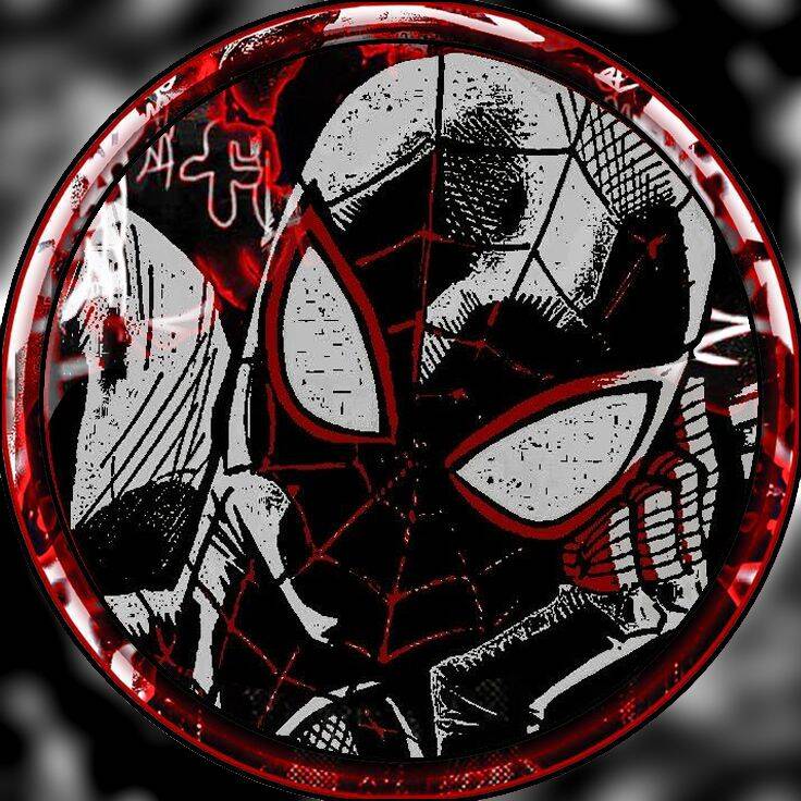 Spiderman pfp Profile Picture in Red and Black Aesthetic