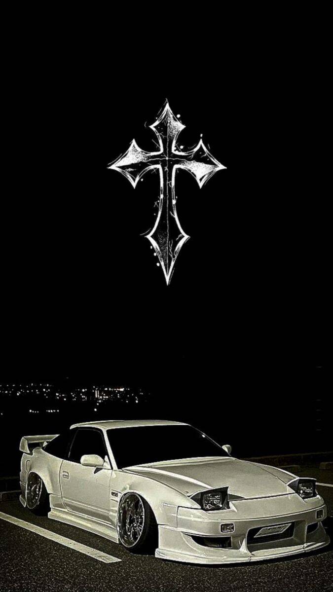 Cool White Nissan Silvia S15 Car pfp Profile Picture