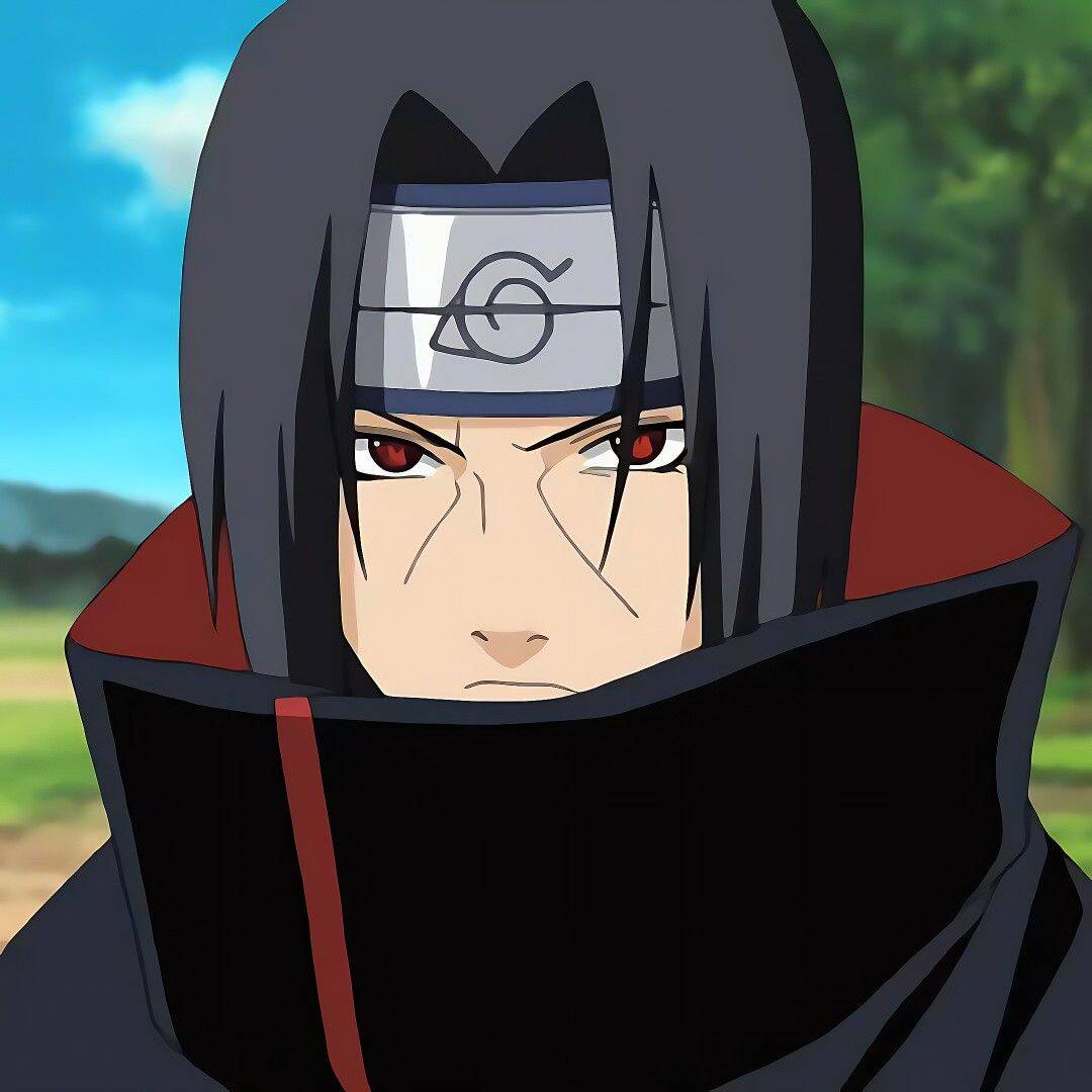 Itachi Uchiha pfp Profile Picture Intense Gaze
