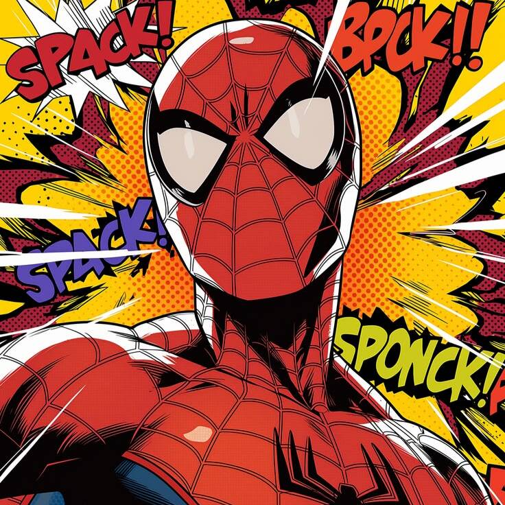 Spiderman pfp Profile Picture Comic Style Action