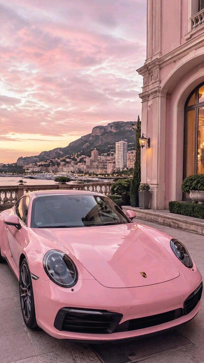Pink Porsche 911 Car pfp Profile Picture