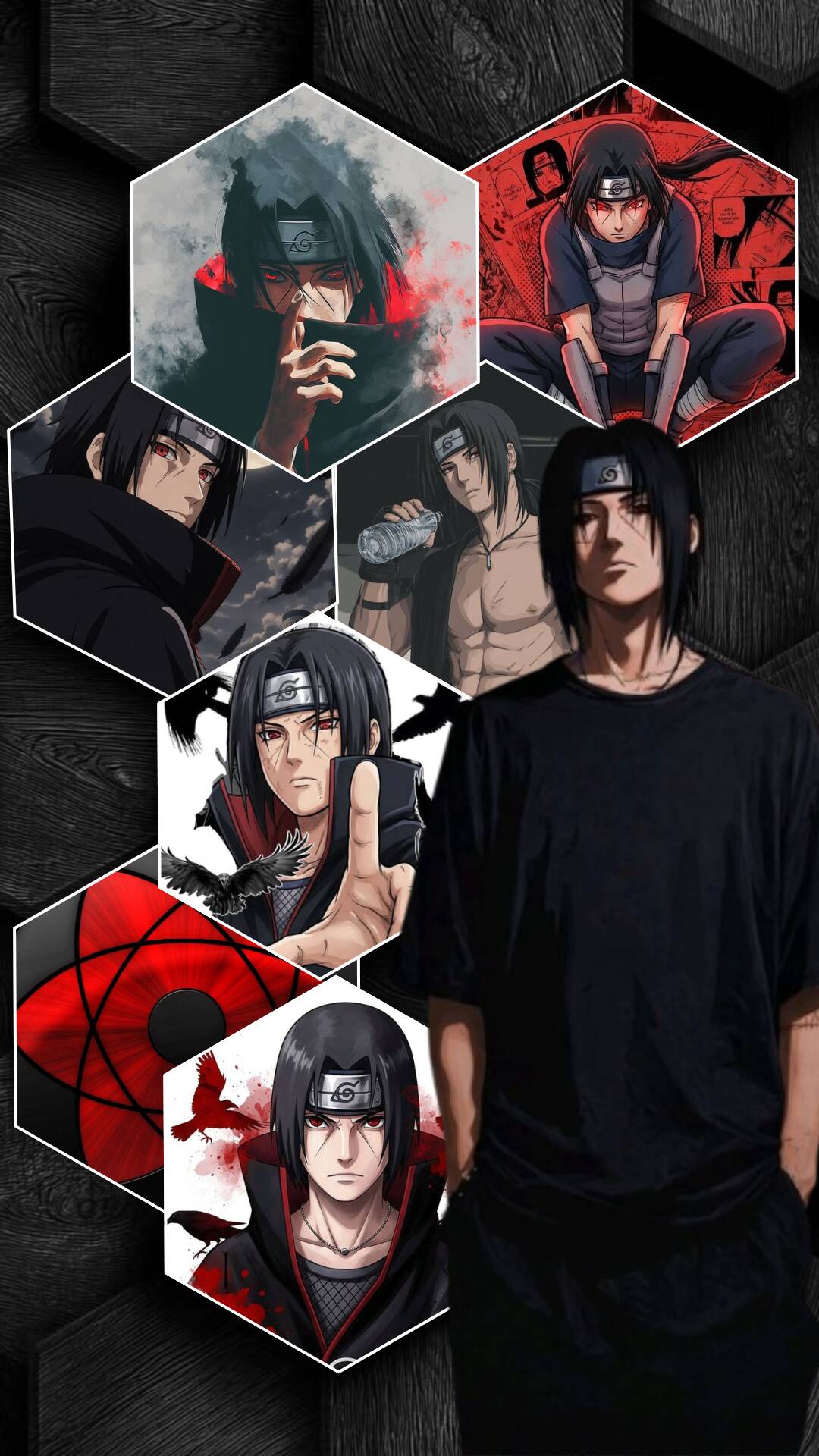 Itachi Uchiha pfp Profile Picture Collage of Iconic Moments