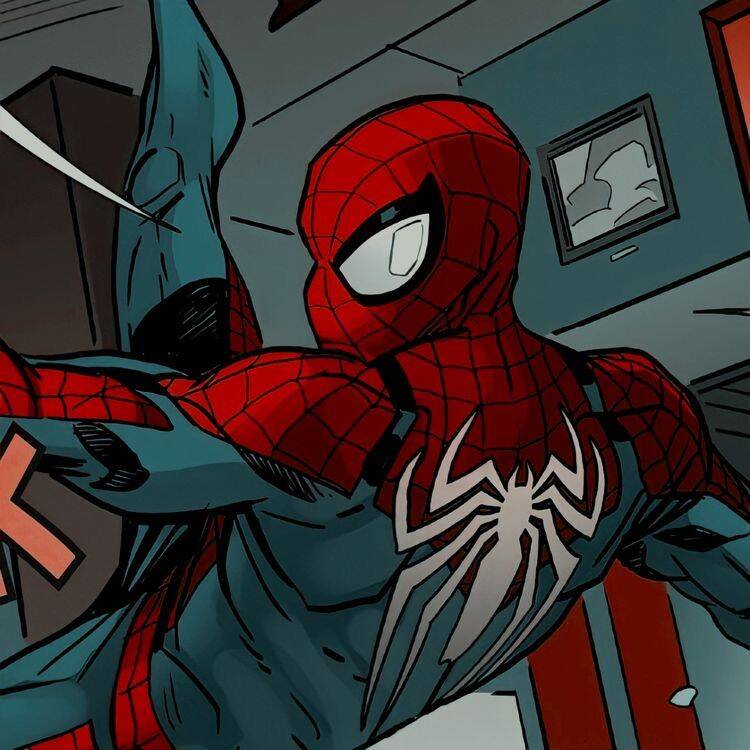 Spiderman pfp Profile Picture Swinging in Action