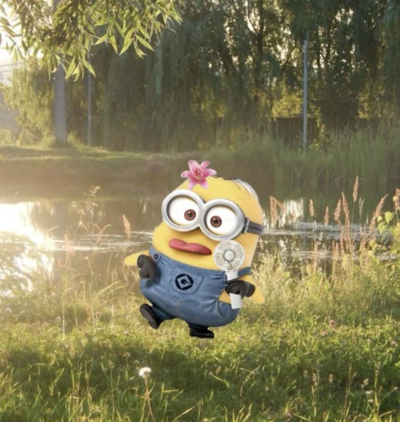 Minion pfp Profile Picture Cute Minion with Flower