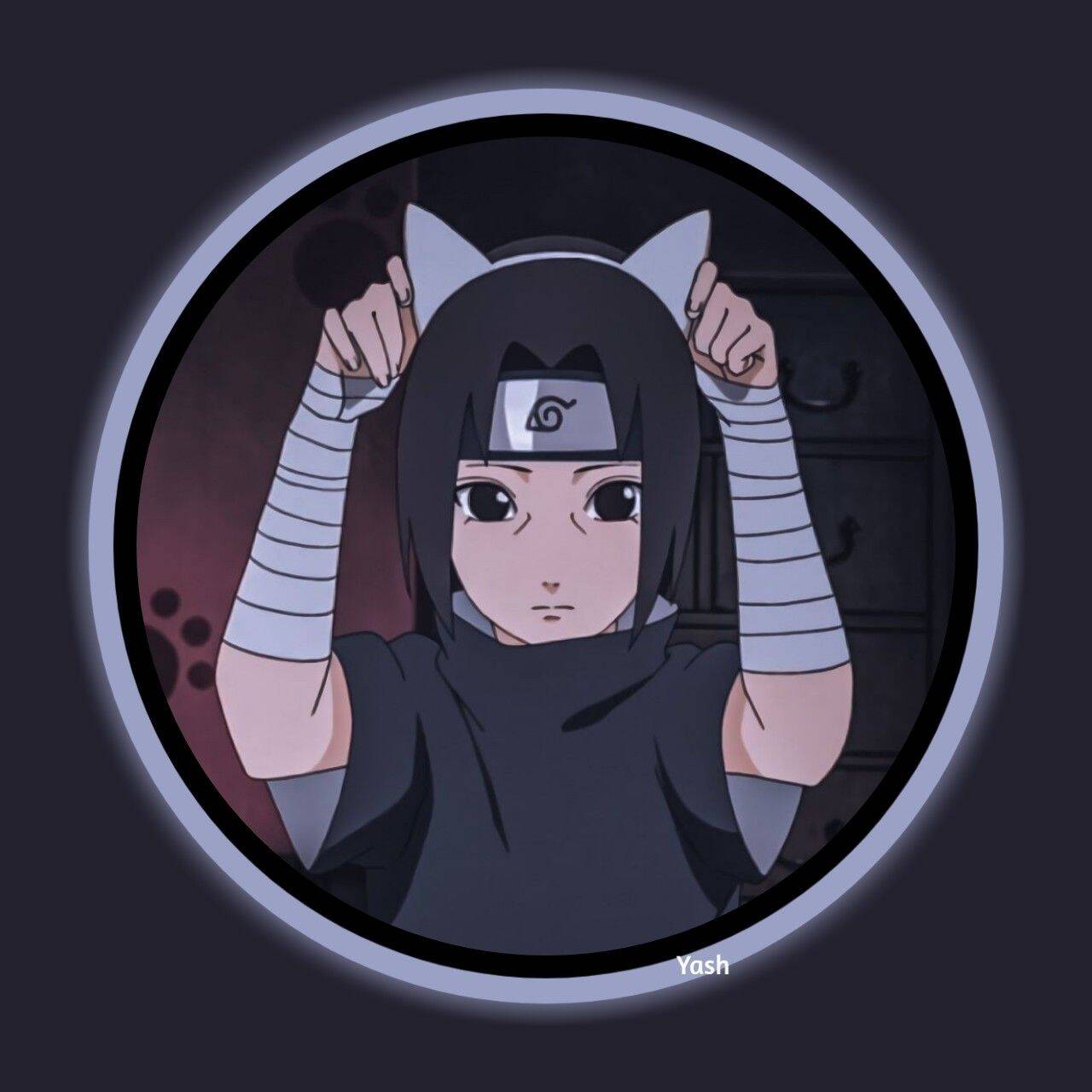 Itachi Uchiha pfp Profile Picture Cute Cat Ears