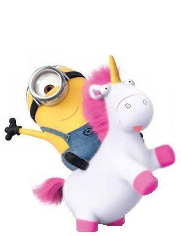 Minion pfp Profile Picture with Unicorn Ride
