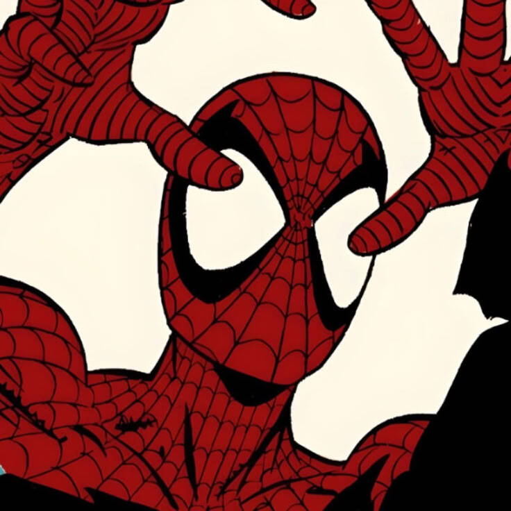Spiderman pfp Profile Picture with Iconic Red and Black Costume