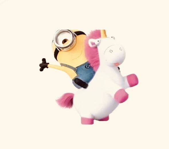 Minion pfp Profile Picture with Unicorn Toy