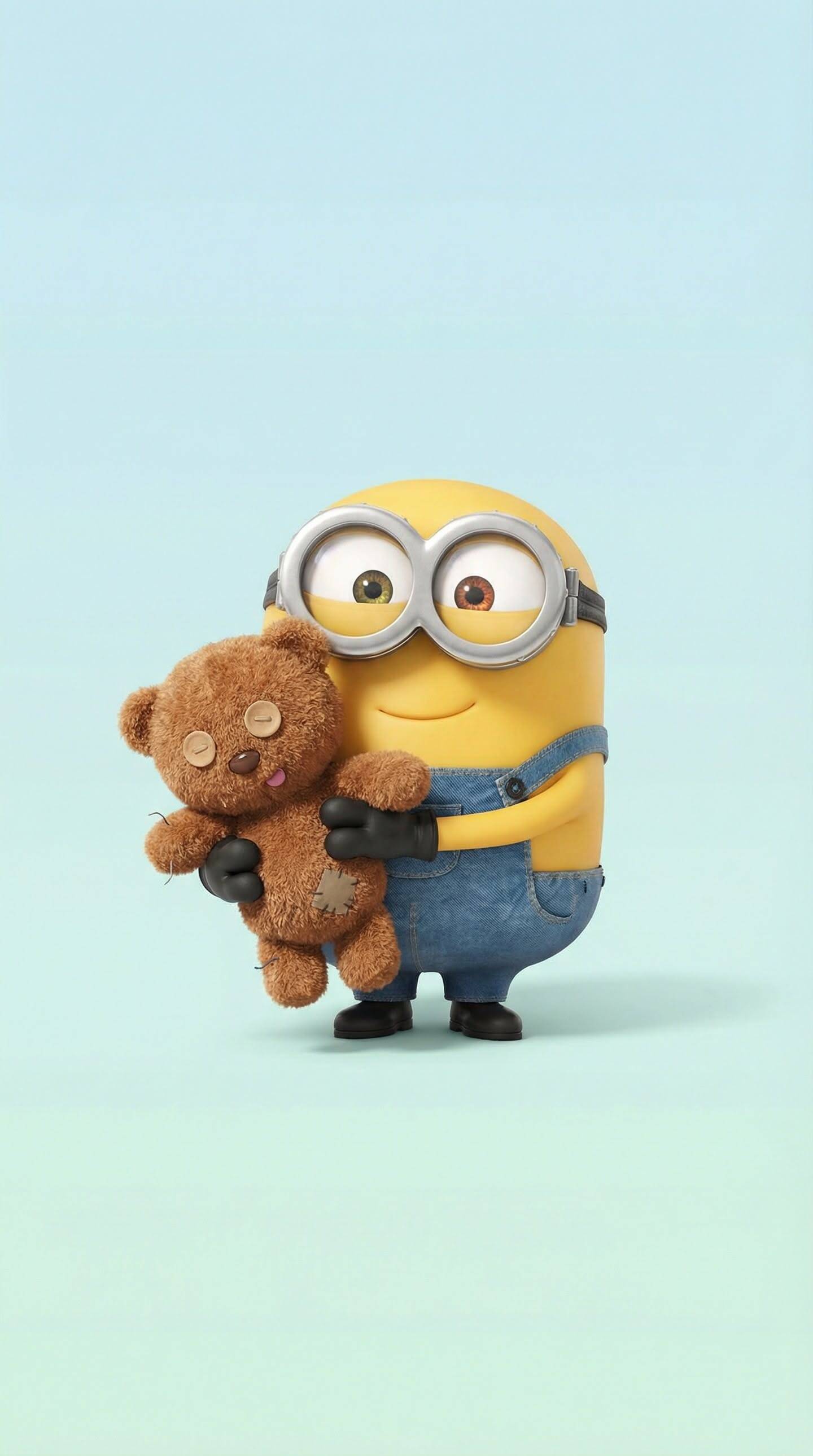 Minion pfp Profile Picture Bob with Teddy Bear