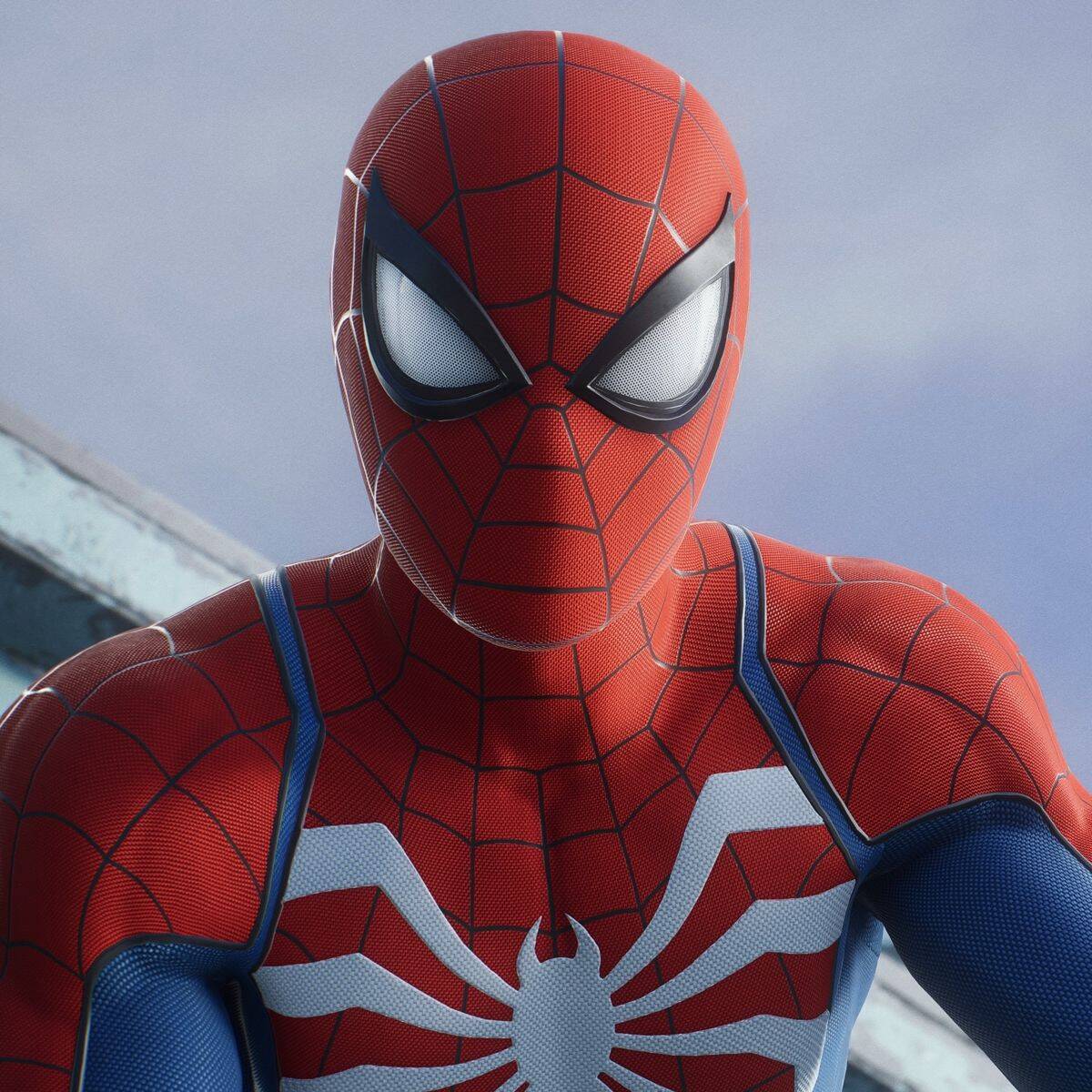 Spiderman pfp Profile Picture Close Up with Iconic Suit