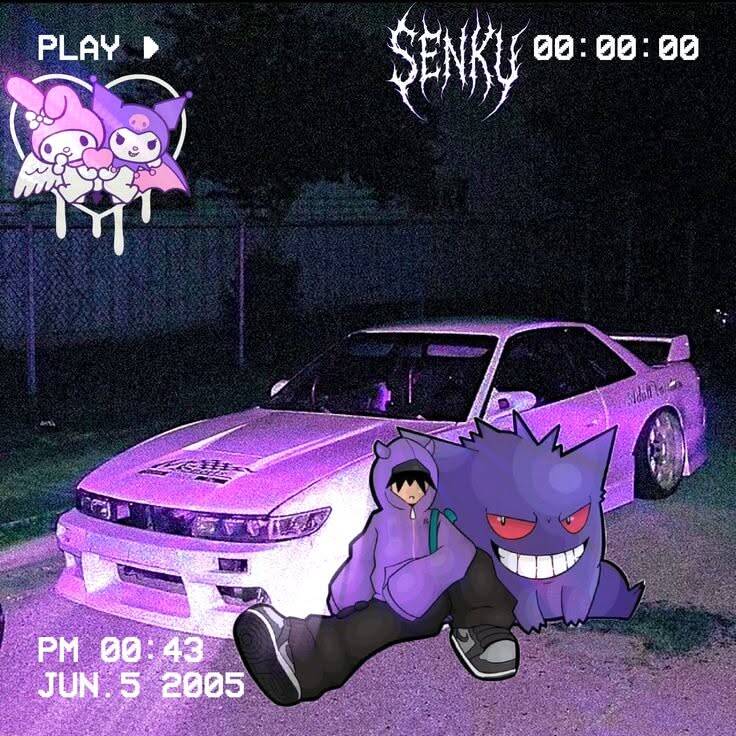 Cool JDM Car pfp Profile Picture with Anime Vibes