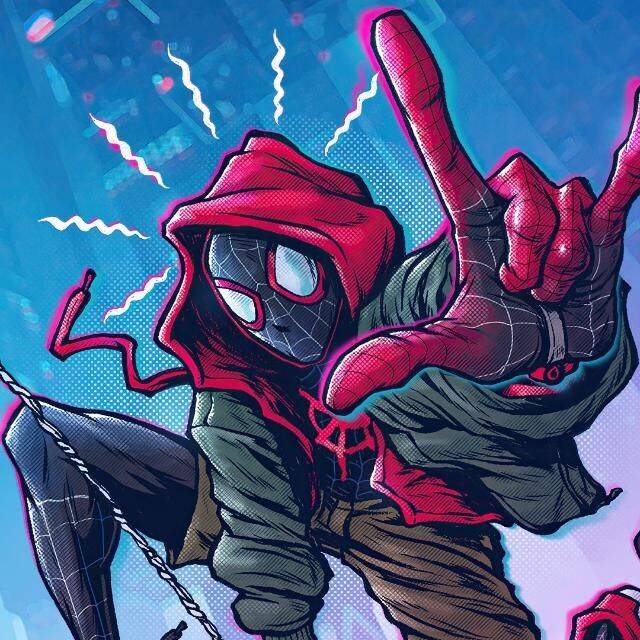 Spiderman pfp Profile Picture of Miles Morales in Hoodie