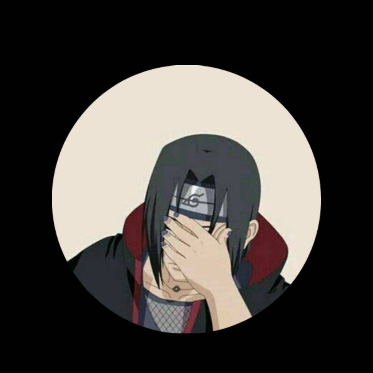 Itachi Uchiha pfp Profile Picture Facepalm Gesture