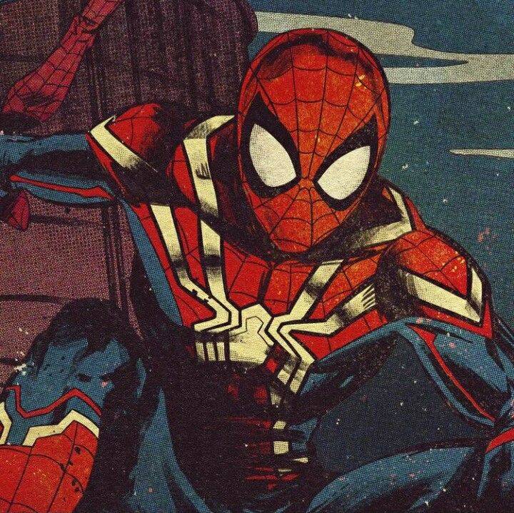 Spiderman pfp Profile Picture in Classic Comic Style
