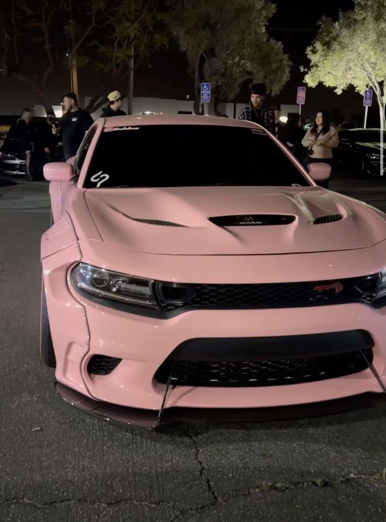 Car pfp Profile Picture Pink Dodge Charger SRT